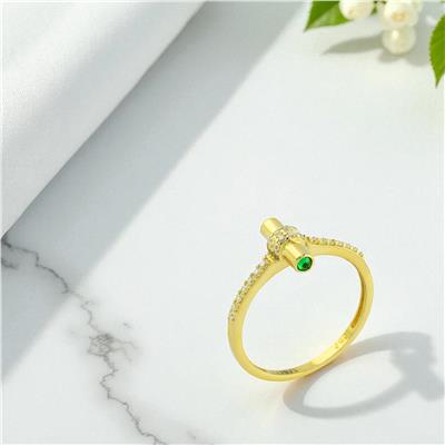 14 Ayar Altın Tasarım Yüzük  -  0197917