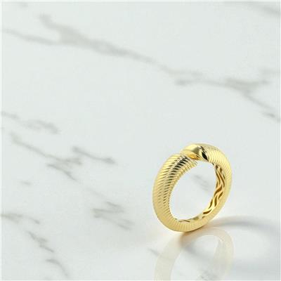 14 Ayar Altın Tasarım Yüzük  -  0198204