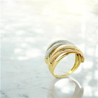 14 Ayar Altın Tasarım Yüzük  -  0198963