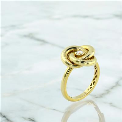 14 Ayar Altın Tasarım Yüzük  -  0198965