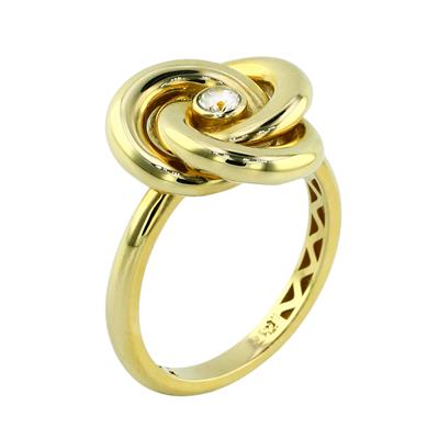 14 Ayar Altın Tasarım Yüzük  -  0198965