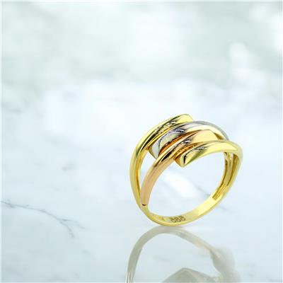 14 Ayar Altın Tasarım Yüzük  -  0198969