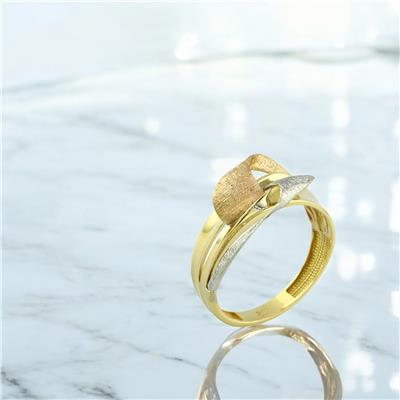 14 Ayar Altın Tasarım Yüzük  -  0198974