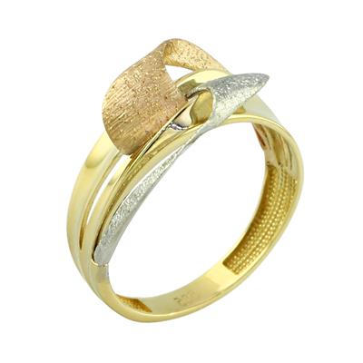 14 Ayar Altın Tasarım Yüzük  -  0198974