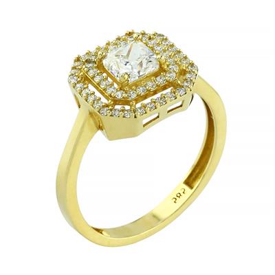 14 Ayar Altın Tasarım Yüzük  -  0198993