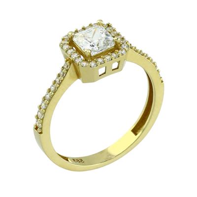 14 Ayar Altın Tasarım Yüzük  -  0198995