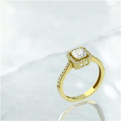 14 Ayar Altın Tasarım Yüzük  -  0198995