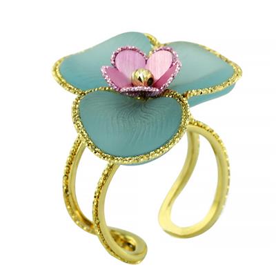 14 Ayar Altın Tasarım Yüzük  -  0200408