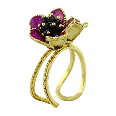 14 Ayar Altın Tasarım Yüzük  -  0200416