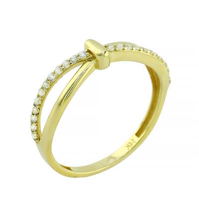 14 Ayar Altın Tasarım Yüzük  -  0201315