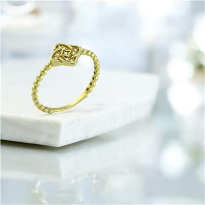 14 Ayar Altın Tasarım Yüzük  -  0201317