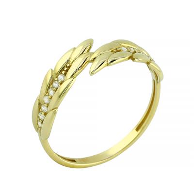 14 Ayar Altın Tasarım Yüzük  -  0201320