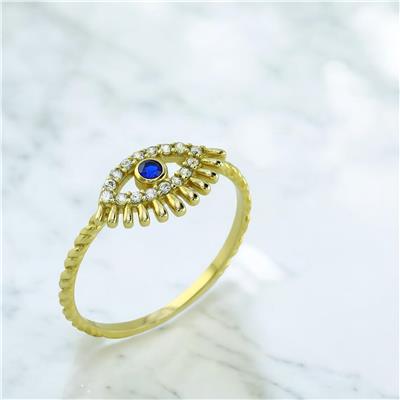 14 Ayar Altın Tasarım Yüzük  -  0201346