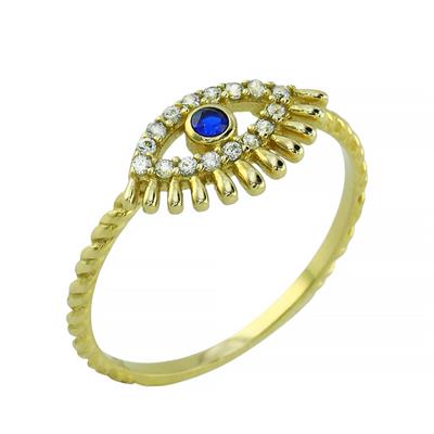 14 Ayar Altın Tasarım Yüzük  -  0201346