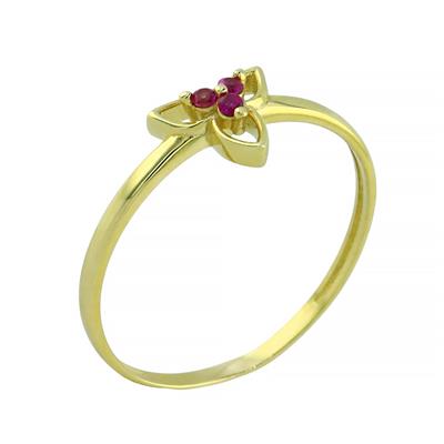 14 Ayar Altın Tasarım Yüzük  -  0201360