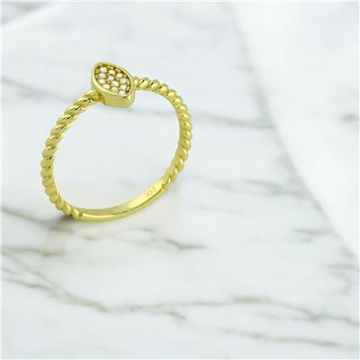 14 Ayar Altın Tasarım Yüzük  -  0201363