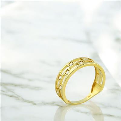 14 Ayar Altın Tasarım Yüzük  -  0201367