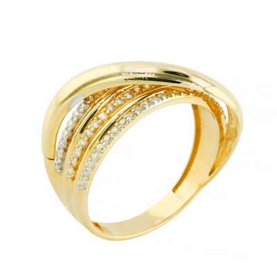 14 Ayar Altın Tasarım Yüzük  -  0202554