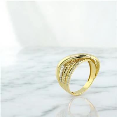 14 Ayar Altın Tasarım Yüzük  -  0202554