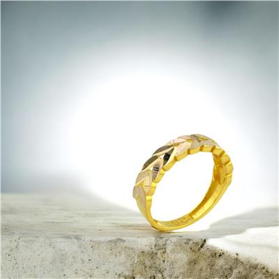 14 Ayar Altın Tasarım Yüzük  -  0202556