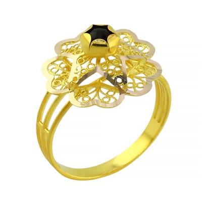 14 Ayar Altın Tasarım Yüzük  -  0202650