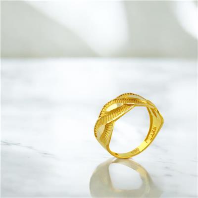 14 Ayar Altın Tasarım Yüzük  -  0202656