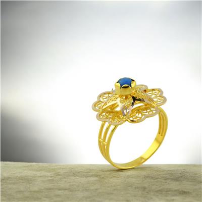 14 Ayar Altın Tasarım Yüzük  -  0202664