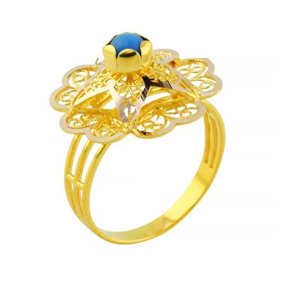 14 Ayar Altın Tasarım Yüzük  -  0202664