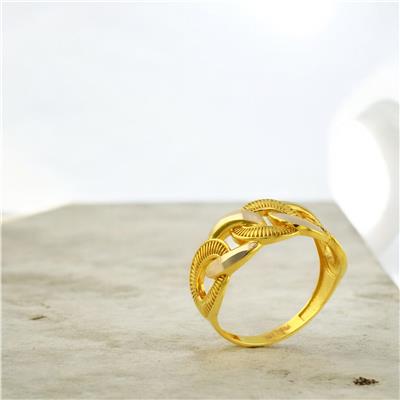 14 Ayar Altın Tasarım Yüzük  -  0202665