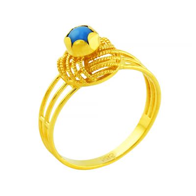 14 Ayar Altın Tasarım Yüzük  -  0202680