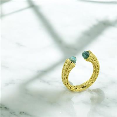 14 Ayar Altın Tasarım Yüzük  -  0203463