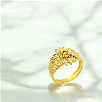 14 Ayar Altın Tasarım Yüzük  -  0205003