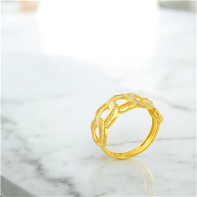 14 Ayar Altın Tasarım Yüzük  -  0205004