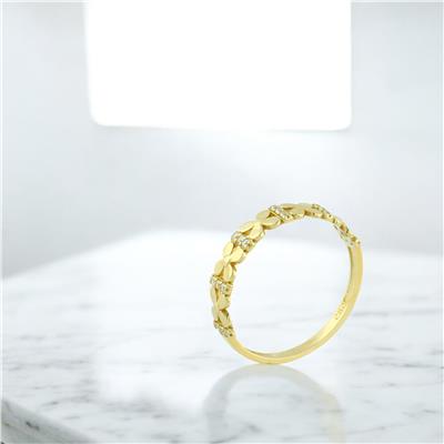 14 Ayar Altın Tasarım Yüzük  -  0205108