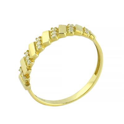 14 Ayar Altın Tasarım Yüzük  -  0205109