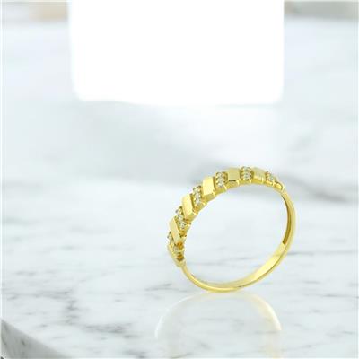 14 Ayar Altın Tasarım Yüzük  -  0205109