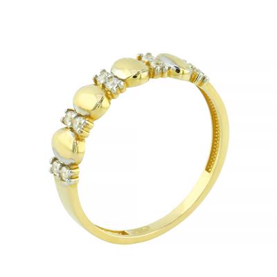 14 Ayar Altın Tasarım Yüzük  -  0205112