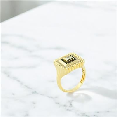 14 Ayar Altın Tasarım Yüzük  -  0205244