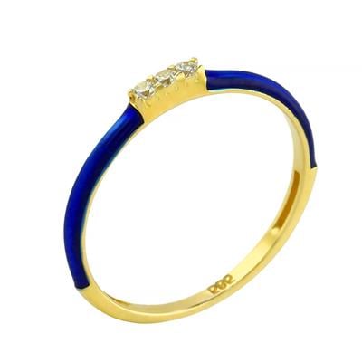 14 Ayar Altın Tasarım Yüzük  -  0206190