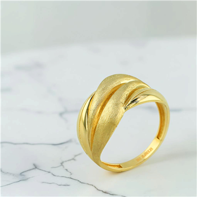 14 Ayar Altın Tasarım Yüzük  -  0210682