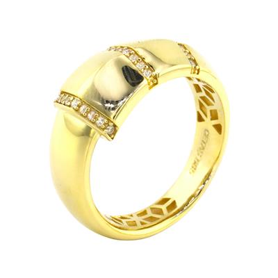 14 Ayar Altın Tasarım Yüzük  -  F003574