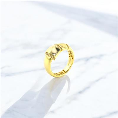 14 Ayar Altın Tasarım Yüzük  -  F003574