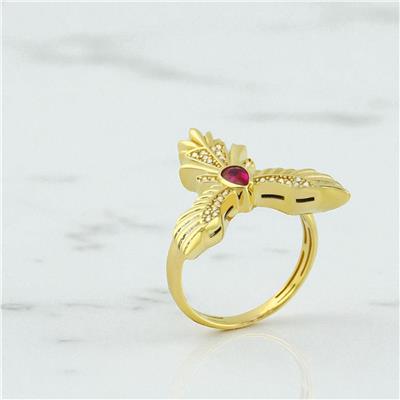 14 Ayar Altın Tasarım Yüzük  -  F004608