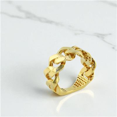 14 Ayar Altın Tasarım Yüzük  -  F004611