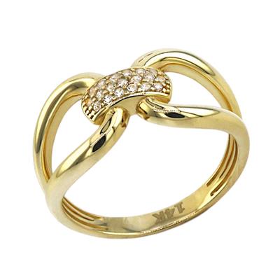 14 Ayar Altın Tasarım Yüzük  -  K214983