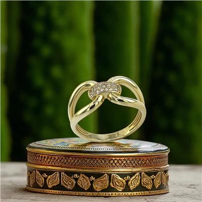 14 Ayar Altın Tasarım Yüzük  -  K214983