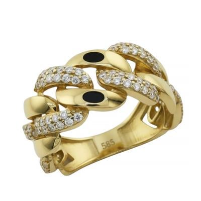 14 Ayar Altın Tasarım Yüzük  -  K218140