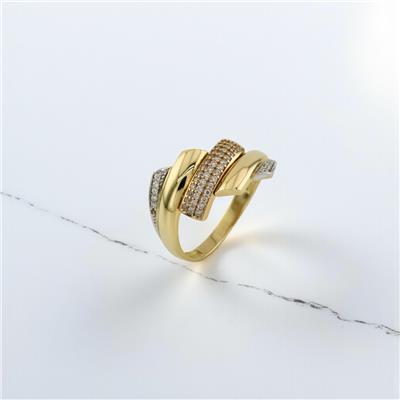 14 Ayar Altın Tasarım Yüzük  -  K218321