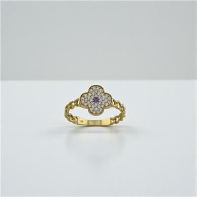 14 Ayar Altın Tasarım Yüzük  -  K218358