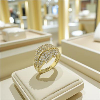 14 Ayar Altın Tasarım Yüzük  -  K222611